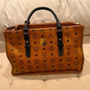 Mcm bag. Purchased this at Bloomingdale’s possibly 10 years ago
